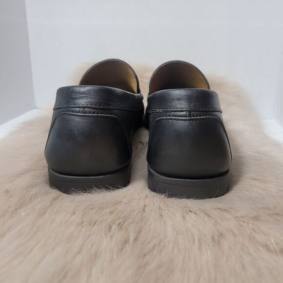 Salvatore Ferragamo Buckle Black Leather Loafer Shoes Size 9D main image 5
